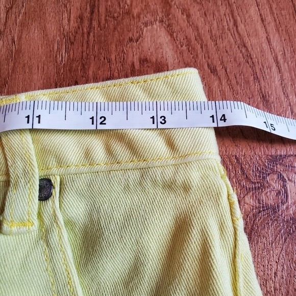 MOUSSY Yellow Denim Mini Skirt - Picture 11 of 11